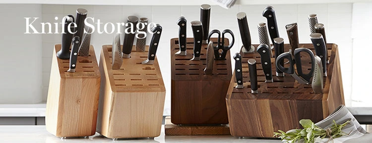 Wholesale Bamboo Magnetic Knife Block Stand Holder