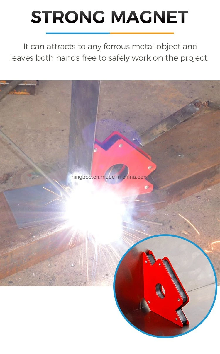 Description: 45° , 90° , 135° 50lbs Magnetic Weld Holder Magnetic Welding Holder