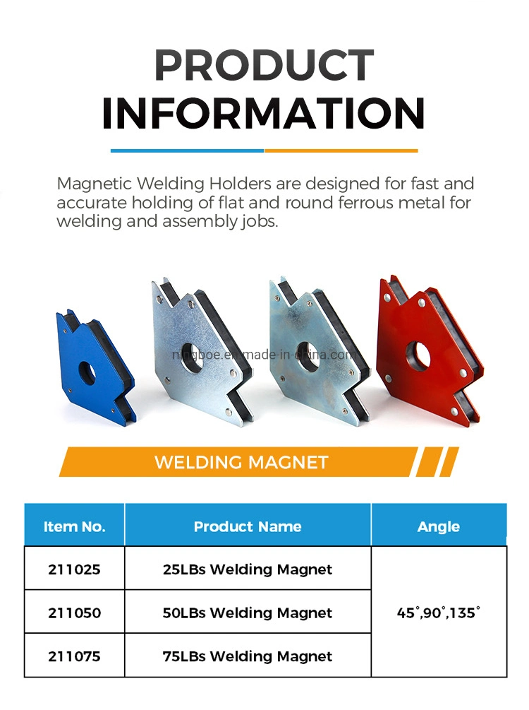 Factory Sales All Sizes Magnetic Tool Holder Welding Magnet Magnetic Welding Holder