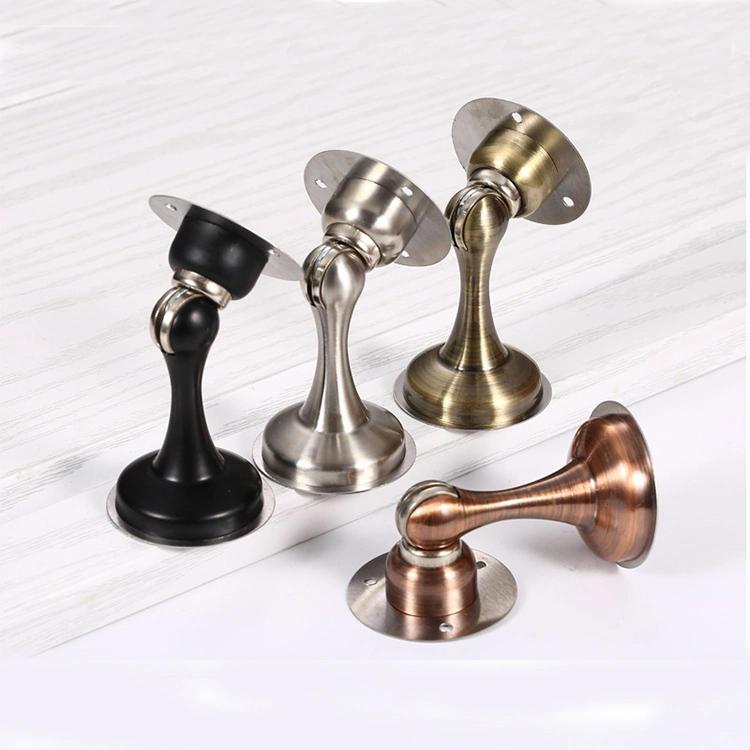 Stainless Steel Magnetic Door Stopper Heavy Duty Magnetic Door Holder Sticking Outdoor Magnetic Floor Door Stop